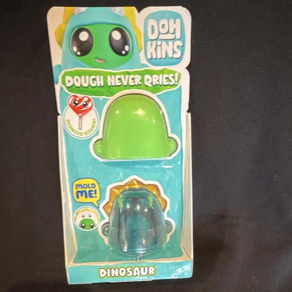 Dohkins Dough Never Dries Dinosaur Mold Me Scented Dough Toy Set Ages 3+